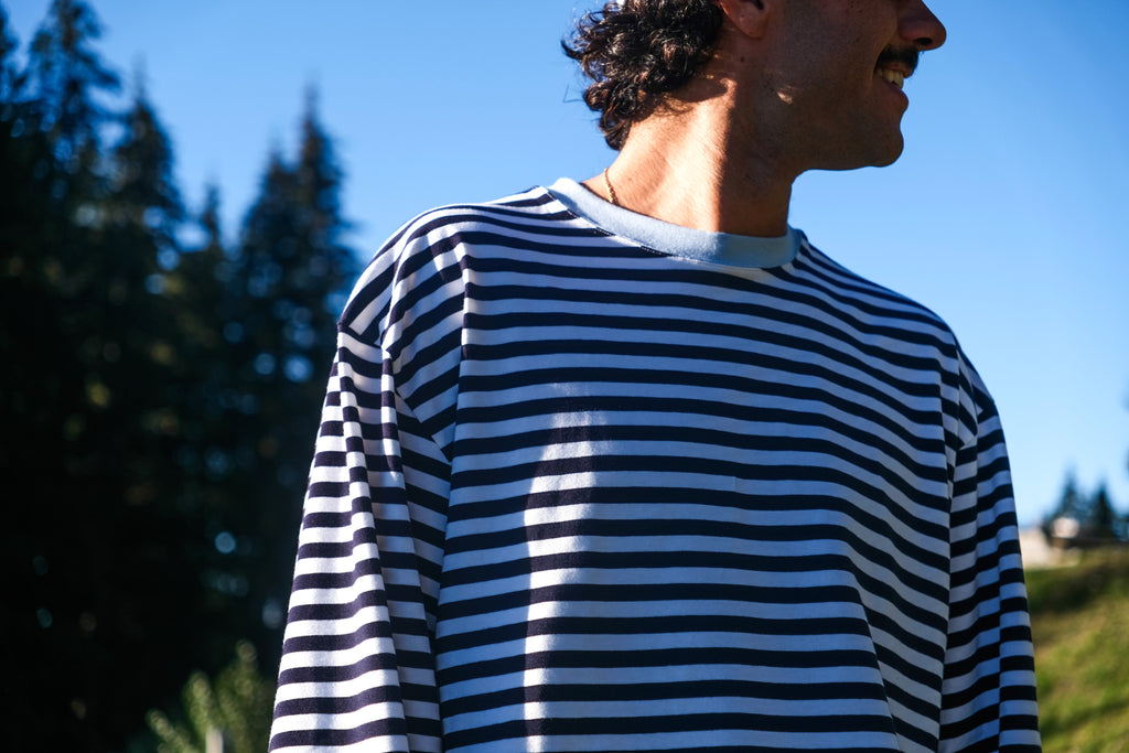 Marinière oversize noire