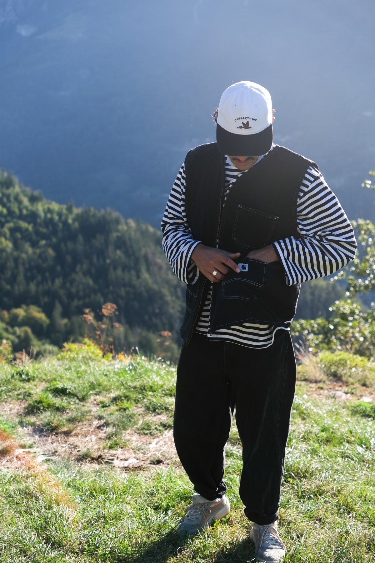 Marinière oversize noire