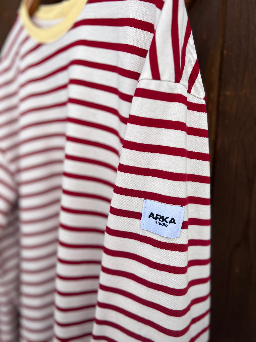 Marinière oversize rouge